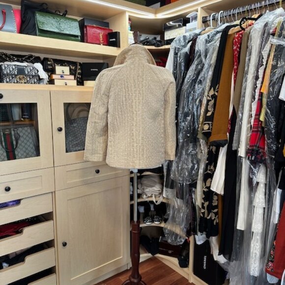 St. John Cream Blazer Size 6 - Picture 3 of 9